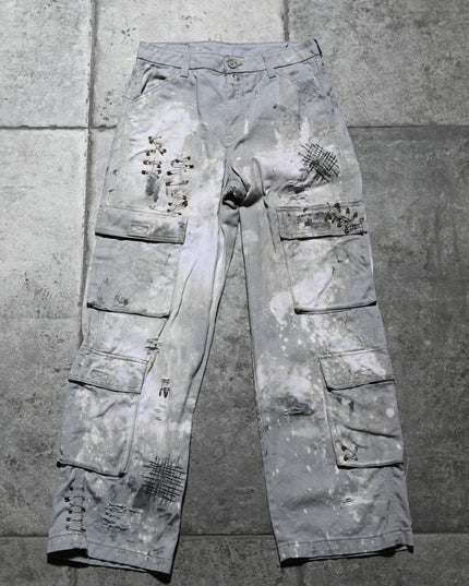 Archive Dusted Grey Vintage Faded Jeans