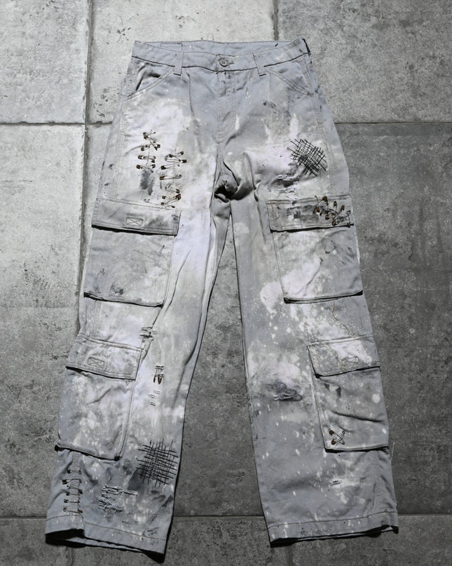 Archive Dusted Grey Vintage Faded Jeans