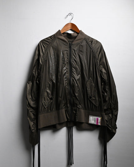 Archive Just Don't Do It Dust Bomber Jacket: Large