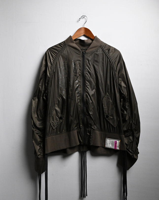 Archive Just Don't Do It Dust Bomber Jacket: Large