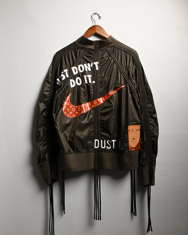 Archive Just Don't Do It Dust Bomber Jacket: Large