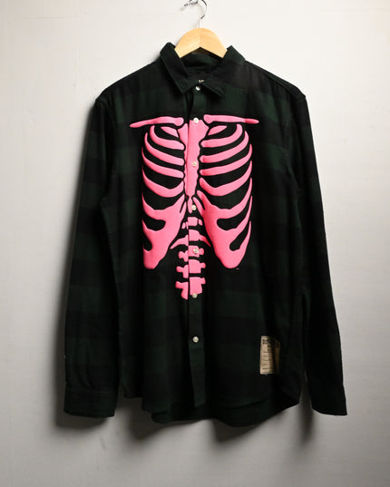 Archive Skull & Bones Flannel Shirt: Medium