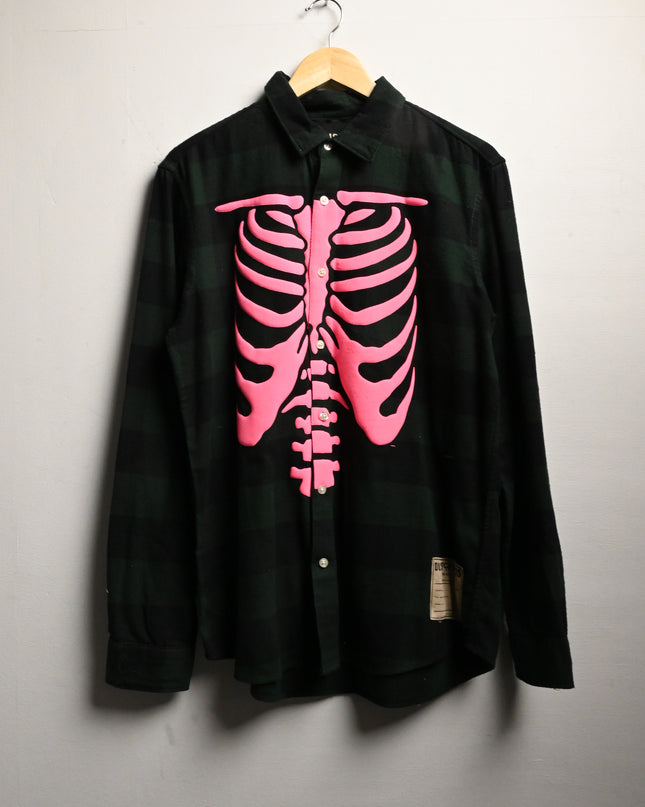 Archive Skull & Bones Flannel Shirt: Medium