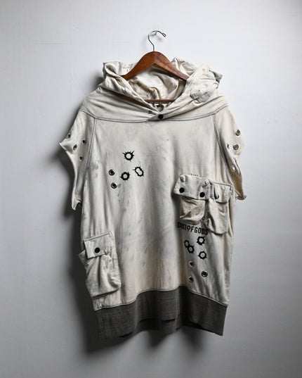 Archive Dust Faded Akira Sleeveless Hoodie: Large