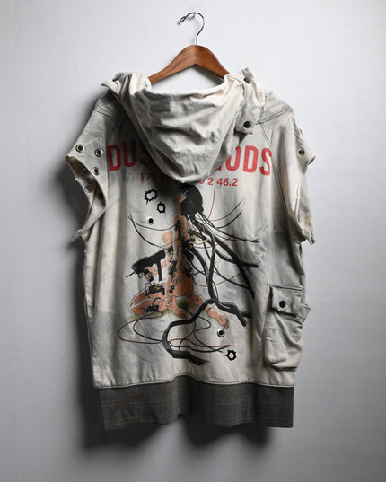 Archive Dust Faded Akira Sleeveless Hoodie: Large