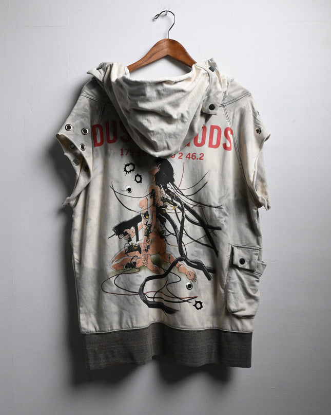 Archive Dust Faded Akira Sleeveless Hoodie: Large