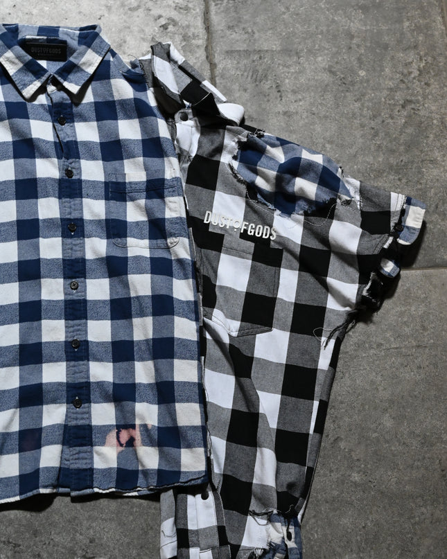 Archive Dusted Extended Flannel Shirt: Oversized XL