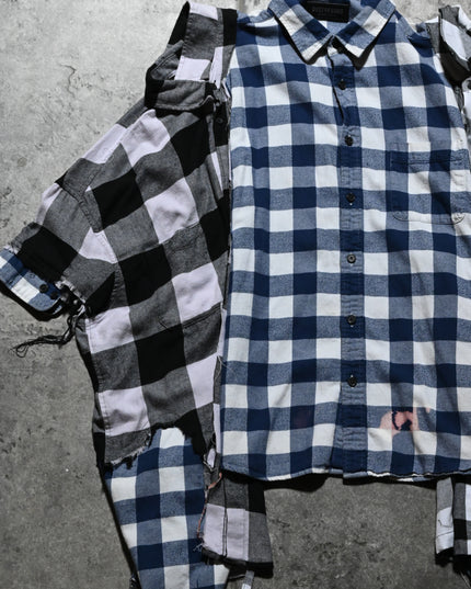 Archive Dusted Extended Flannel Shirt: Oversized XL