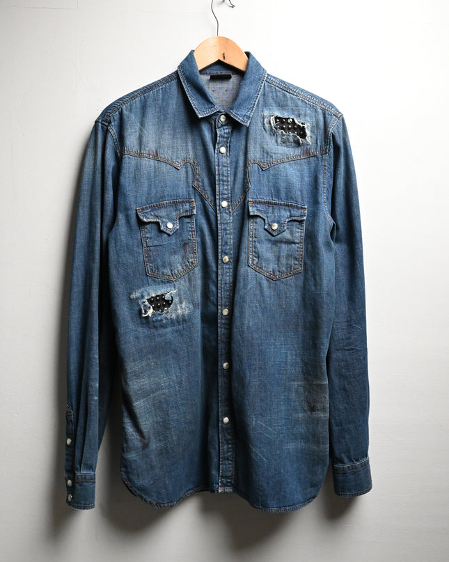 Archive Property of Dust Denim Shirt: Small