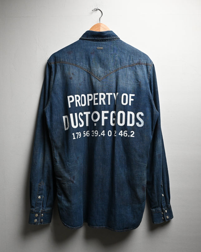 Archive Property of Dust Denim Shirt: Small