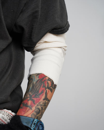 Distressed Double Layered Graphic T-Shirt