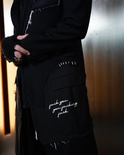 Fuck You Extended Deconstructed Blazer