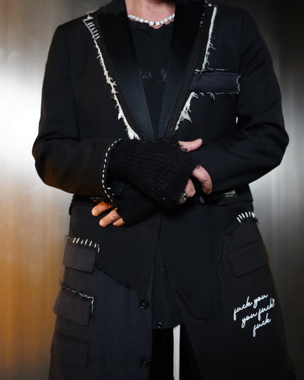 Fuck You Extended Deconstructed Blazer