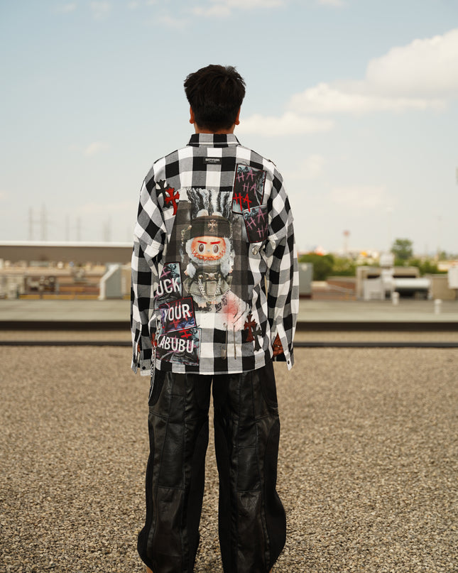Labubu From Ashes Flannel Shirt