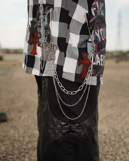 Labubu From Ashes Flannel Shirt
