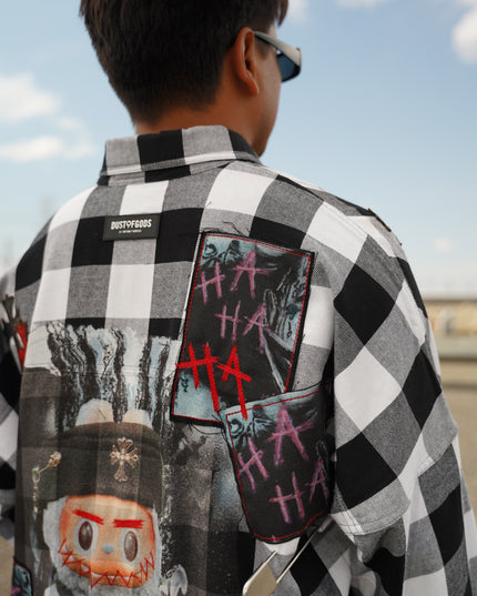 Labubu From Ashes Flannel Shirt