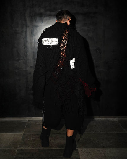 Fuck You Oversized Knit Sweater