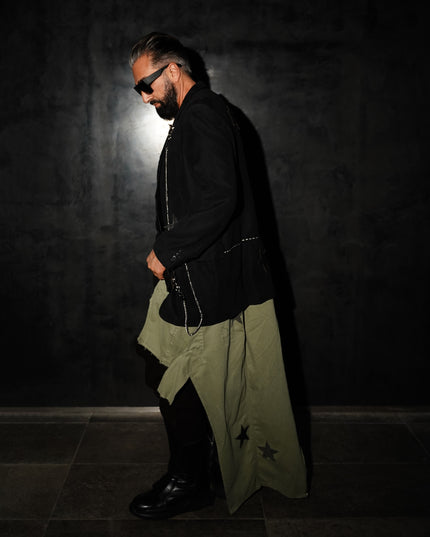 Extended Informal Blazer Coat