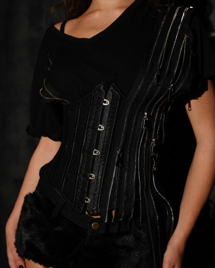 Reconstructed Zipper Corset