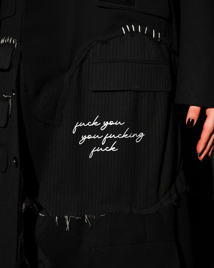Fuck You Extended Deconstructed Blazer