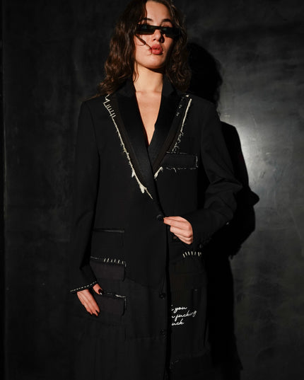 Fuck You Extended Deconstructed Blazer