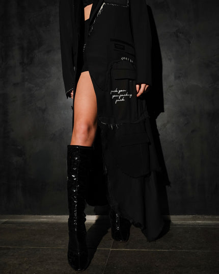 Fuck You Extended Deconstructed Blazer