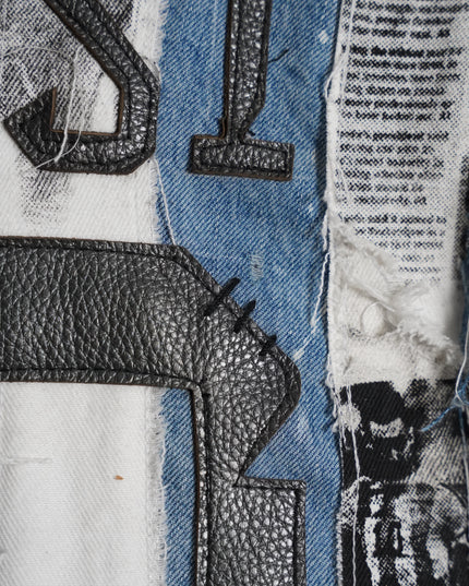 Deconstructed Messi Argentina Denim Jacket