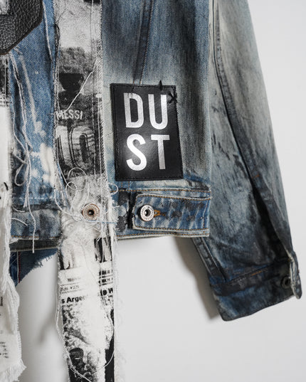 Deconstructed Messi Argentina Denim Jacket