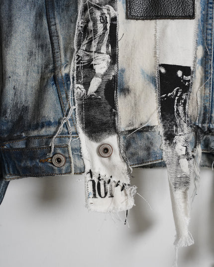 Deconstructed Messi Argentina Denim Jacket