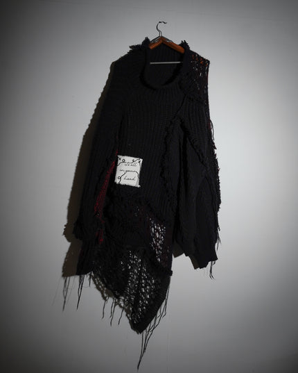 Fuck You Oversized Knit Sweater