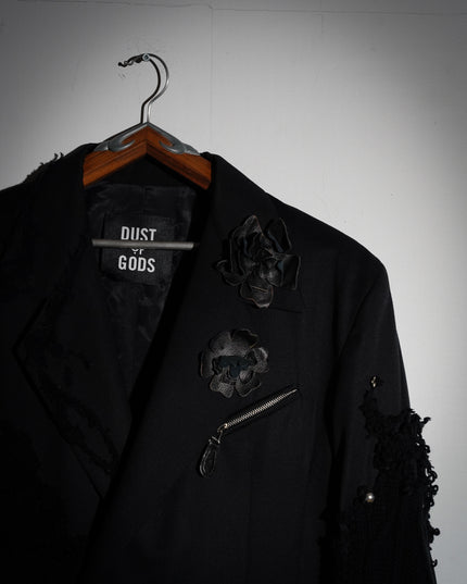 Deconstructed Knitted Flora Blazer