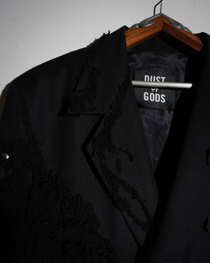 Deconstructed Knitted Flora Blazer