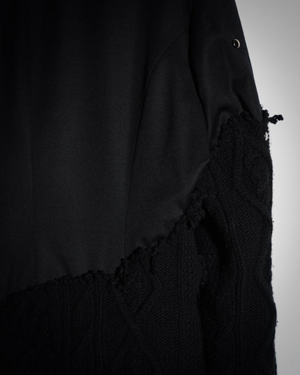 Deconstructed Knitted Flora Blazer