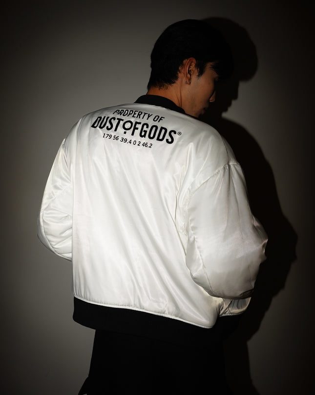 Black & Red Dust of Gods Bomber Jacket