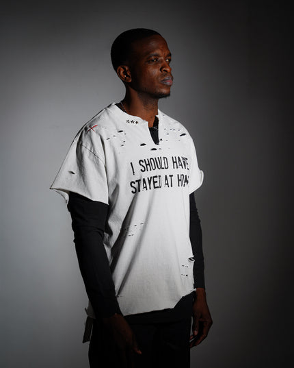 Stay At Home Double Layered Long Sleeve Tee