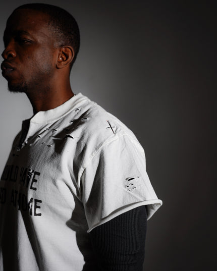 Stay At Home Double Layered Long Sleeve Tee