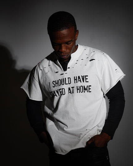 Stay At Home Double Layered Long Sleeve Tee