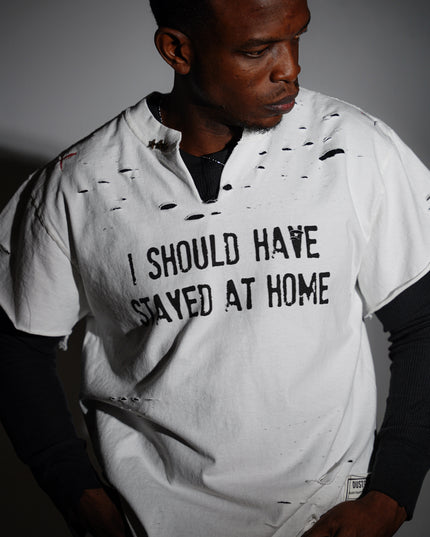 Stay At Home Double Layered Long Sleeve Tee