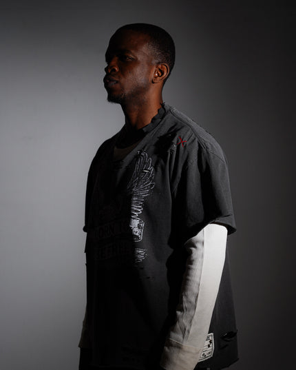 Born To Be Free Double Layered Long Sleeve Tee