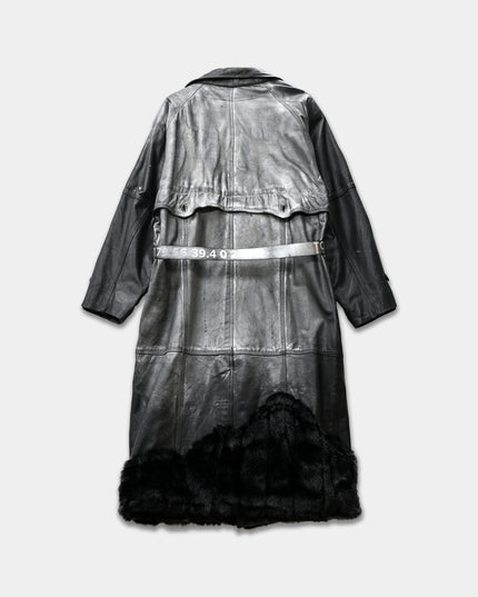 Karl Wolf in Custom Leather Coat