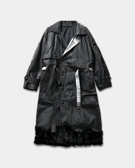 Karl Wolf in Custom Leather Coat