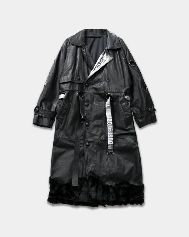 Karl Wolf in Custom Leather Coat