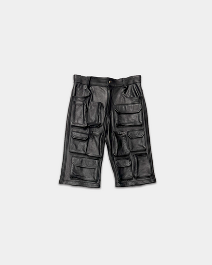 Leather Pants with Many Pockets