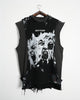Bleed it Out Deconstructed Sleeveless Shirt
