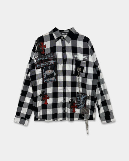 Labubu From Ashes Flannel Shirt