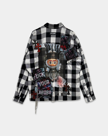 Labubu From Ashes Flannel Shirt