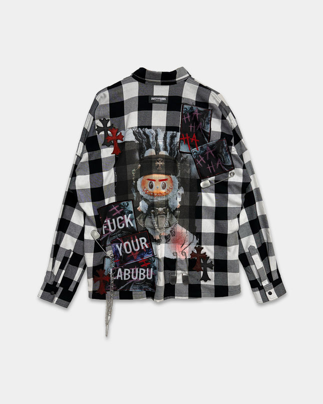 Labubu From Ashes Flannel Shirt