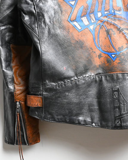 2026 NBA Champions Knicks Leather Jacket