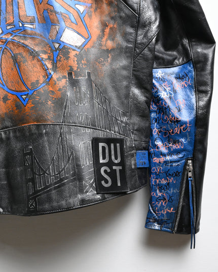 2026 NBA Champions Knicks Leather Jacket