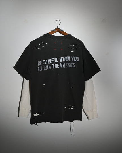 Born To Be Free Double Layered Long Sleeve Tee